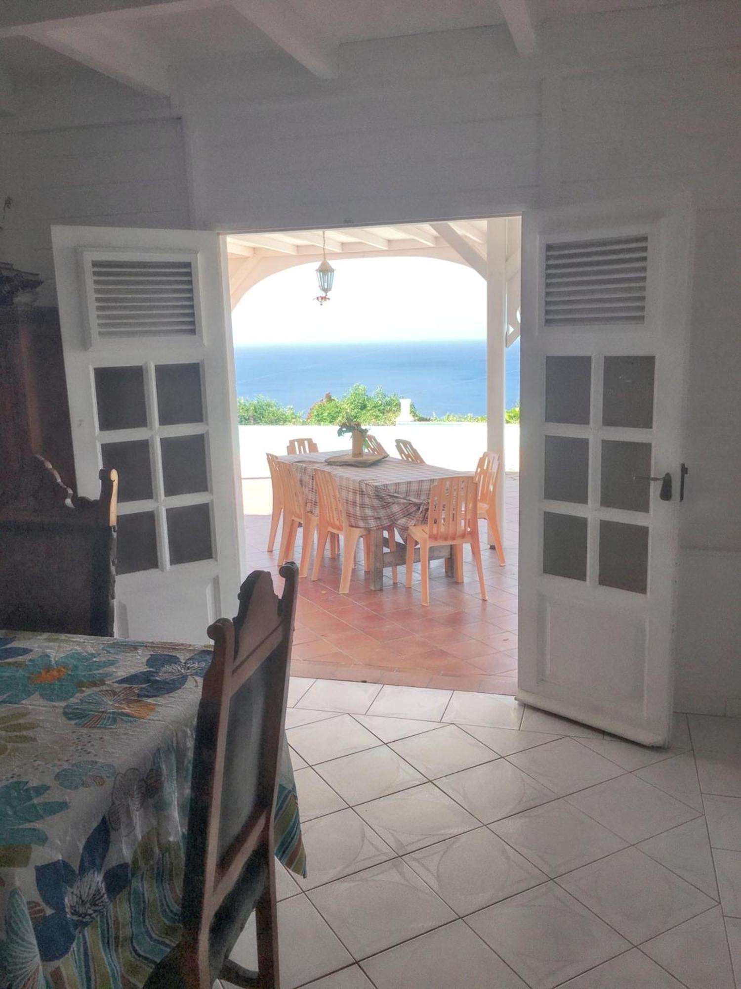Villa Enchantee Avec Vue Sur Mer Et Piscine Au Carbet Le Carbet Eksteriør billede