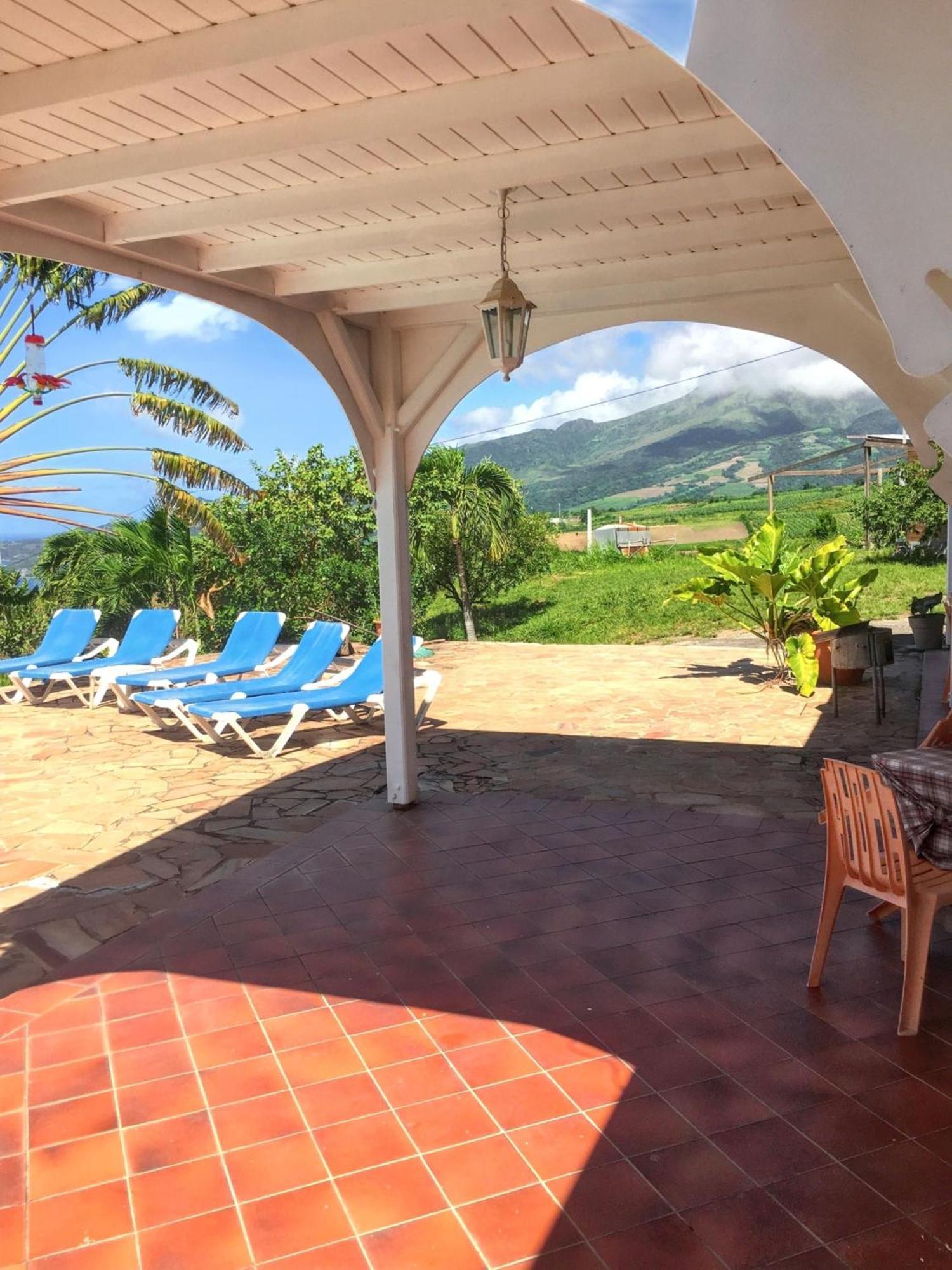Villa Enchantee Avec Vue Sur Mer Et Piscine Au Carbet Le Carbet Eksteriør billede